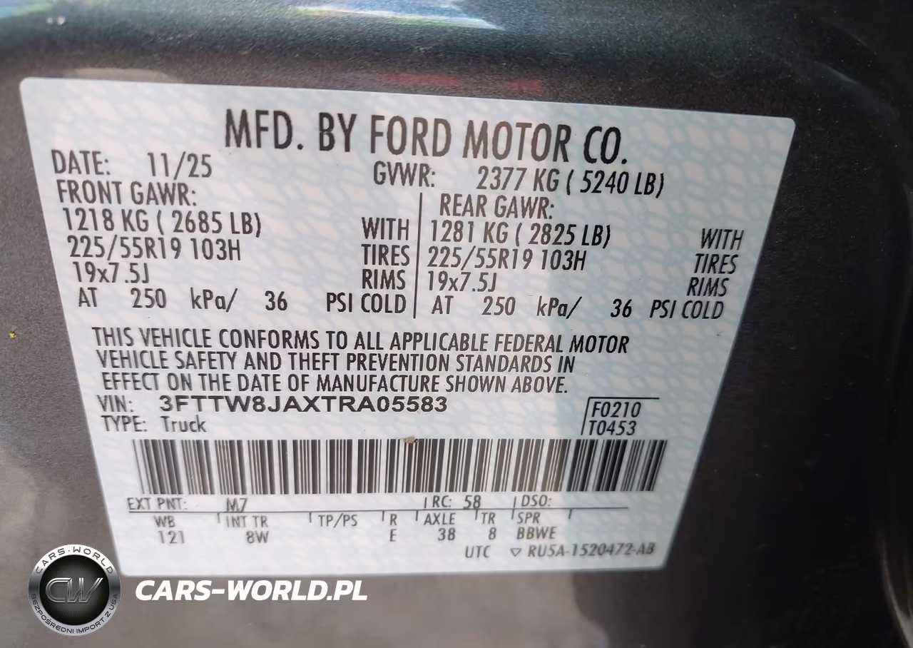 2026 Ford Maverick Xlt VIN:3FTTW8JAXTRA05583 - 9