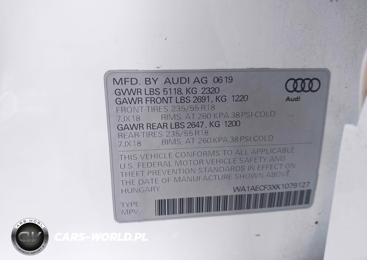 2019 Audi Q3 2.0T Premium VIN:WA1AECF3XK1079127 - 9