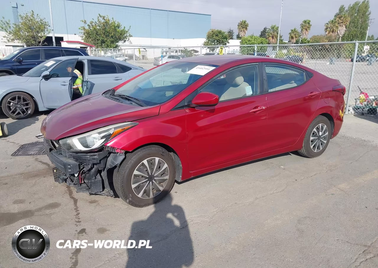 2016 Hyundai Elantra Se VIN:5NPDH4AE7GH750911 - 2