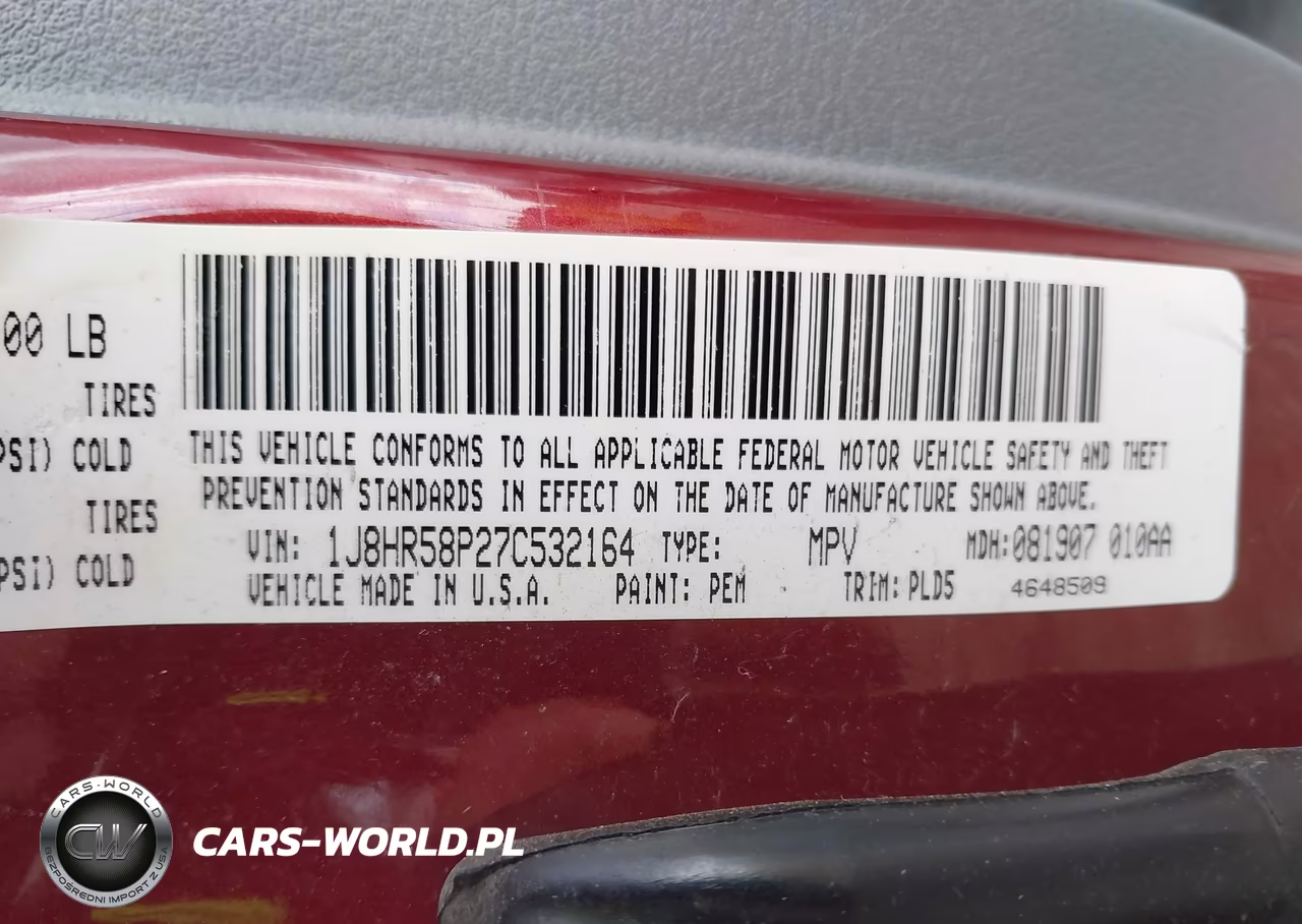2007 Jeep Grand Cherokee Limited VIN:1J8HR58P27C532164 - 9