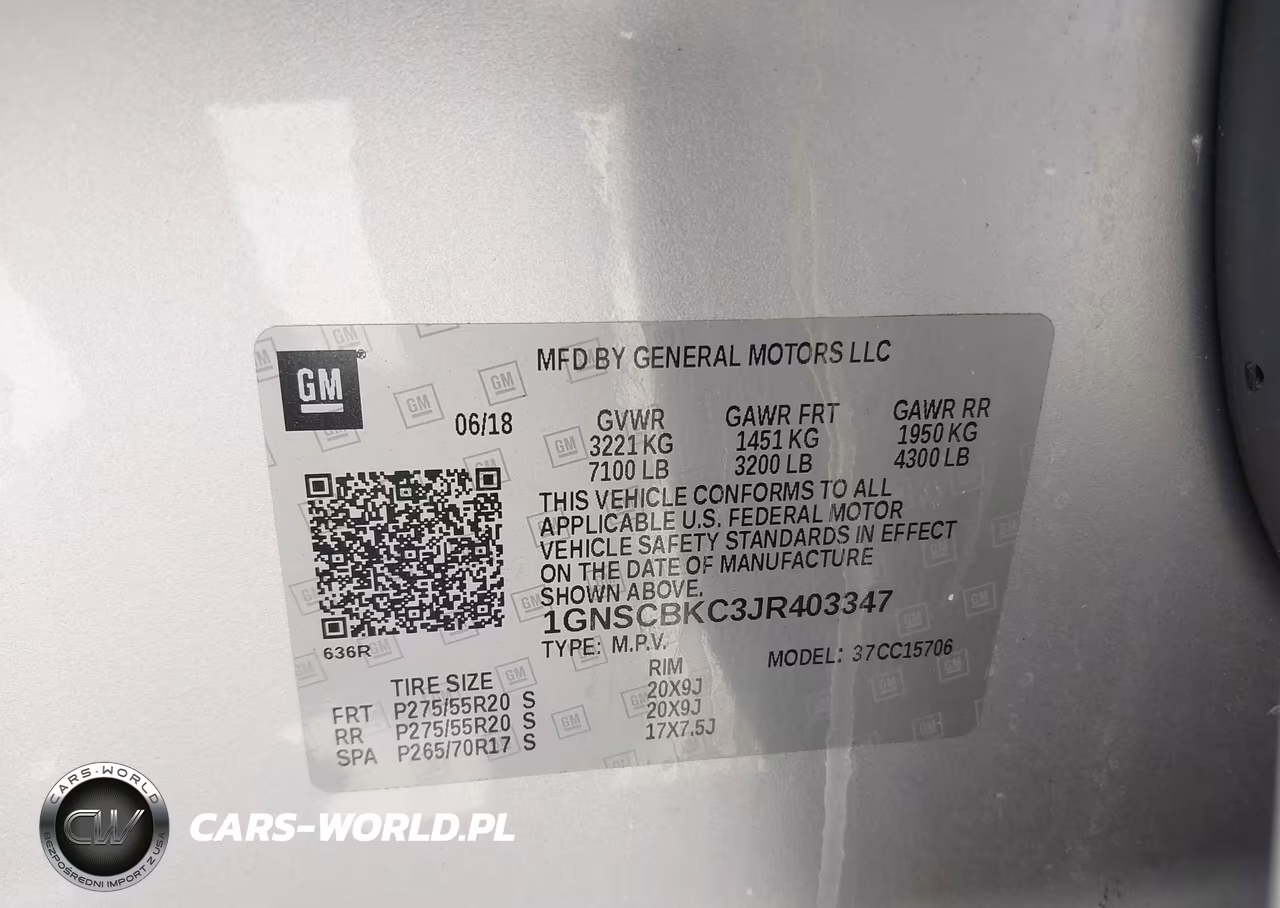2018 Chevrolet Tahoe Lt VIN:1GNSCBKC3JR403347 - 9