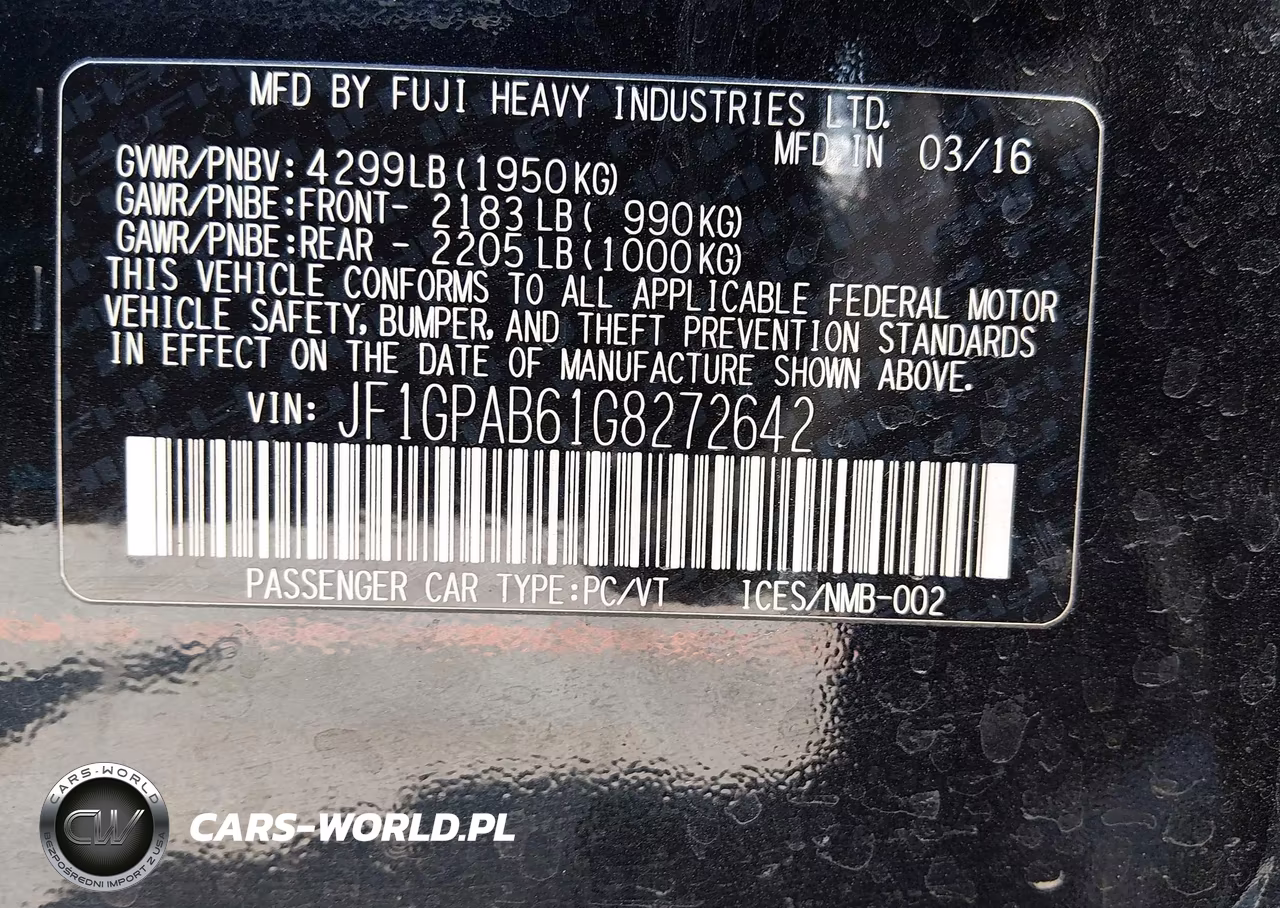 2016 Subaru Impreza 2.0I Premium VIN:JF1GPAB61G8272642 - 9