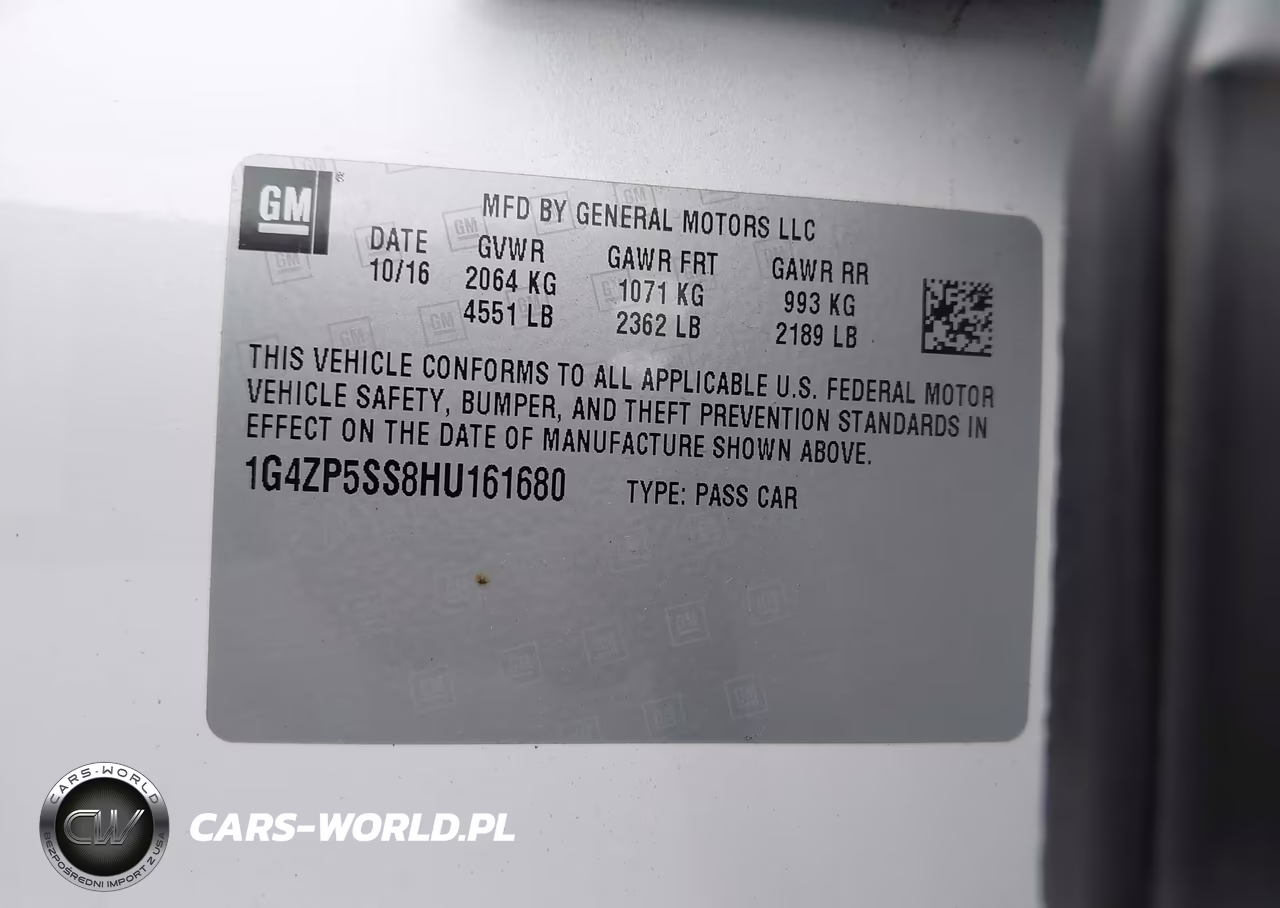 2017 Buick Lacrosse Essence VIN:1G4ZP5SS8HU161680 - 9