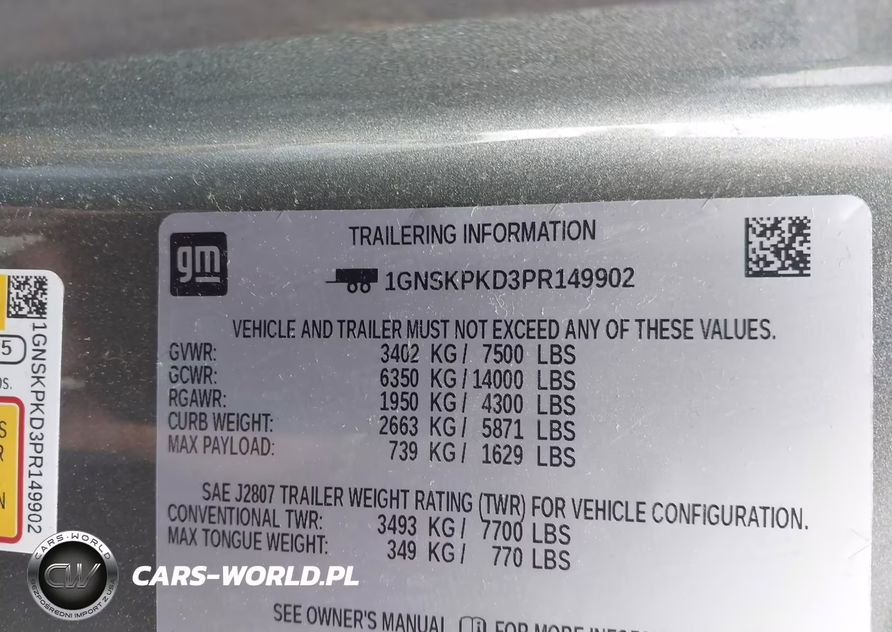 2023 Chevrolet Tahoe 4Wd Z71 VIN:1GNSKPKD3PR149902 - 9