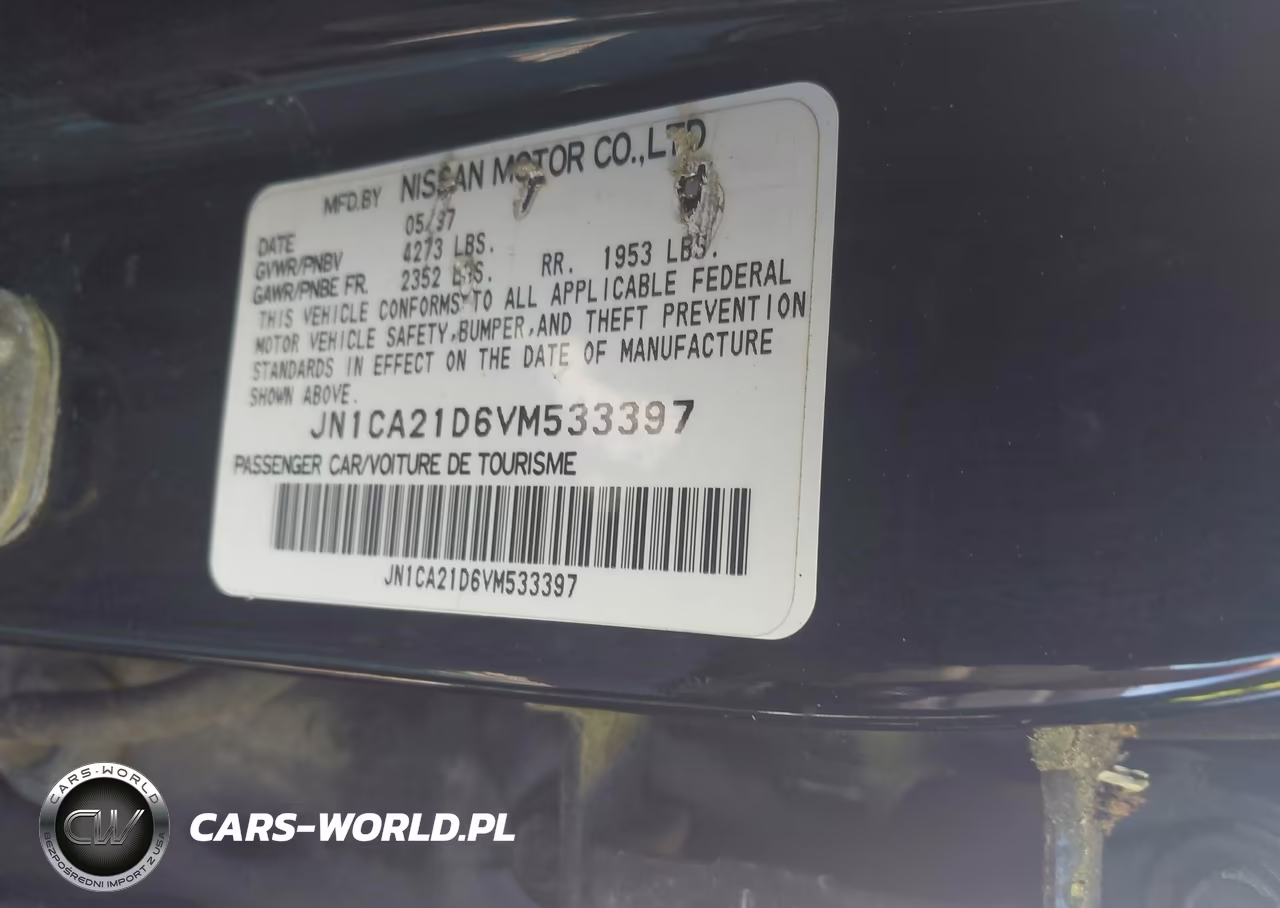 1997 Nissan Maxima Gle-Gxe-Se VIN:JN1CA21D6VM533397 - 9