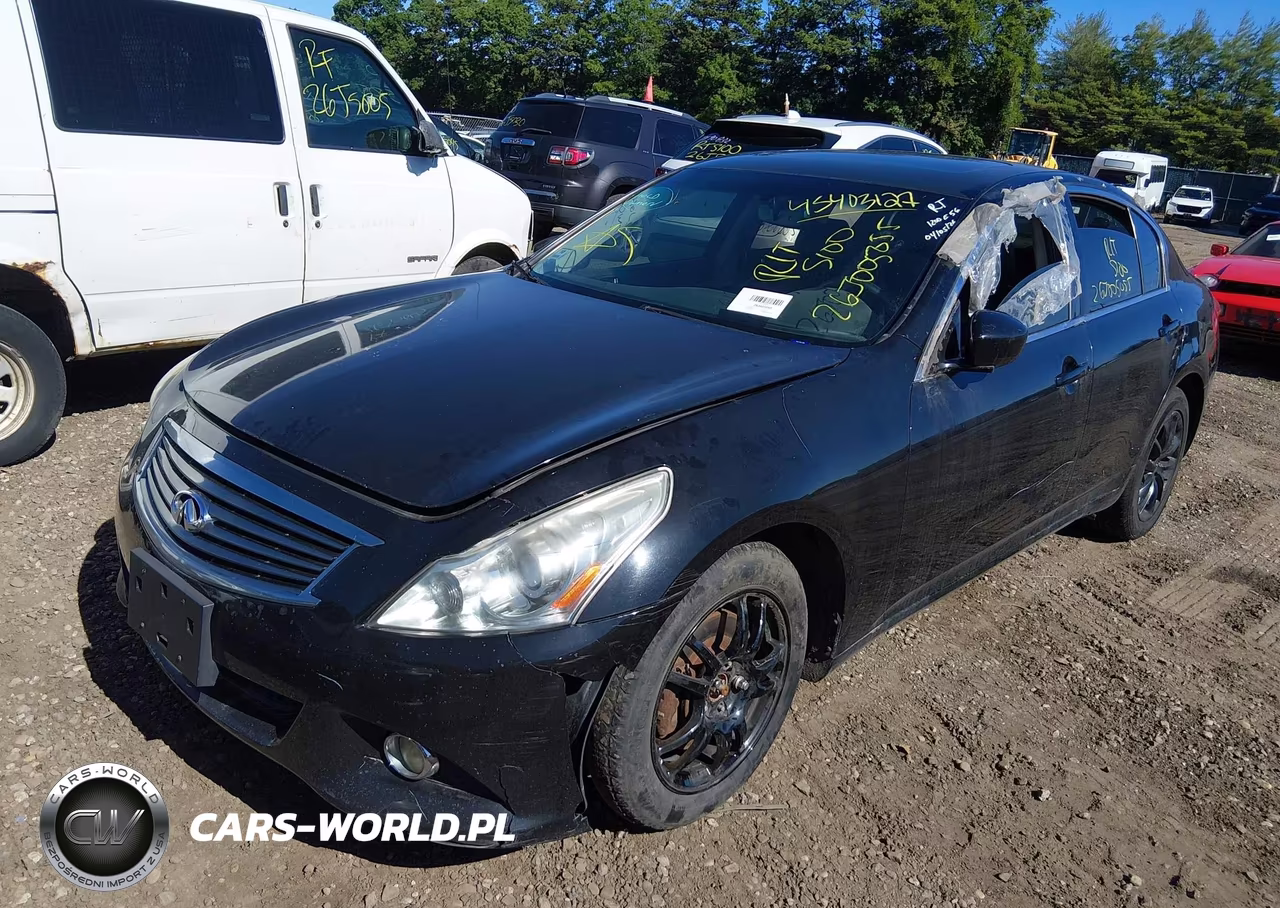 2012 Infiniti G25X VIN:JN1DV6AR1CM730504 - 2
