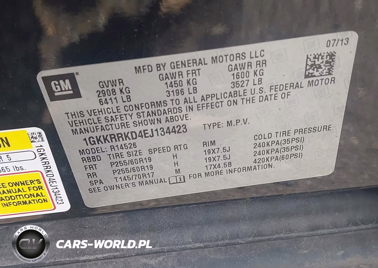 2014 GMC Acadia Slt-1 VIN:1GKKRRKD4EJ134423 - 9