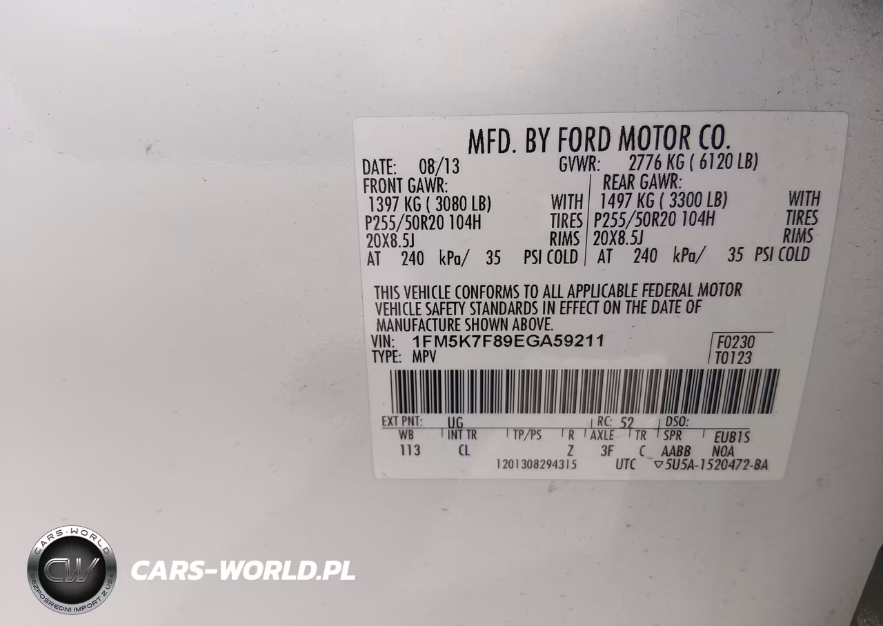 2014 Ford Explorer Limited VIN:1FM5K7F89EGA59211 - 9