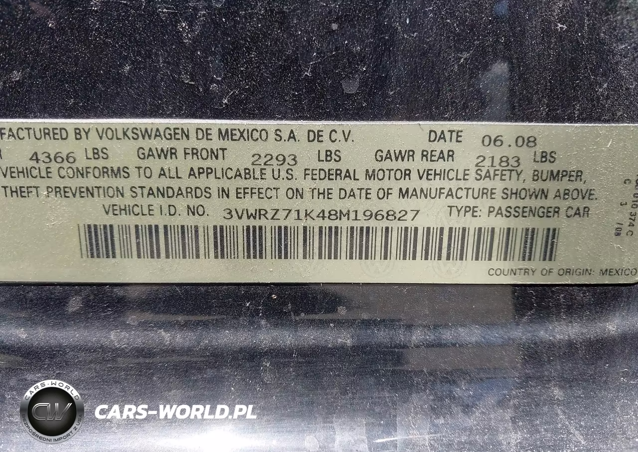 2008 Volkswagen Jetta Se-Sel VIN:3VWRZ71K48M196827 - 9