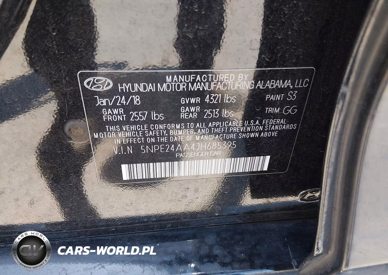 2018 Hyundai Sonata Eco VIN:5NPE24AA4JH685395 - 9