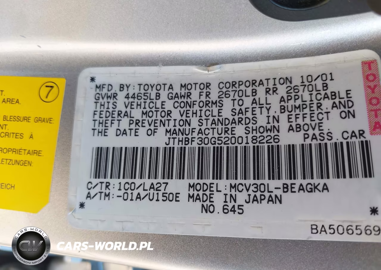 2002 Lexus Es 300 VIN:JTHBF30G520018226 - 9