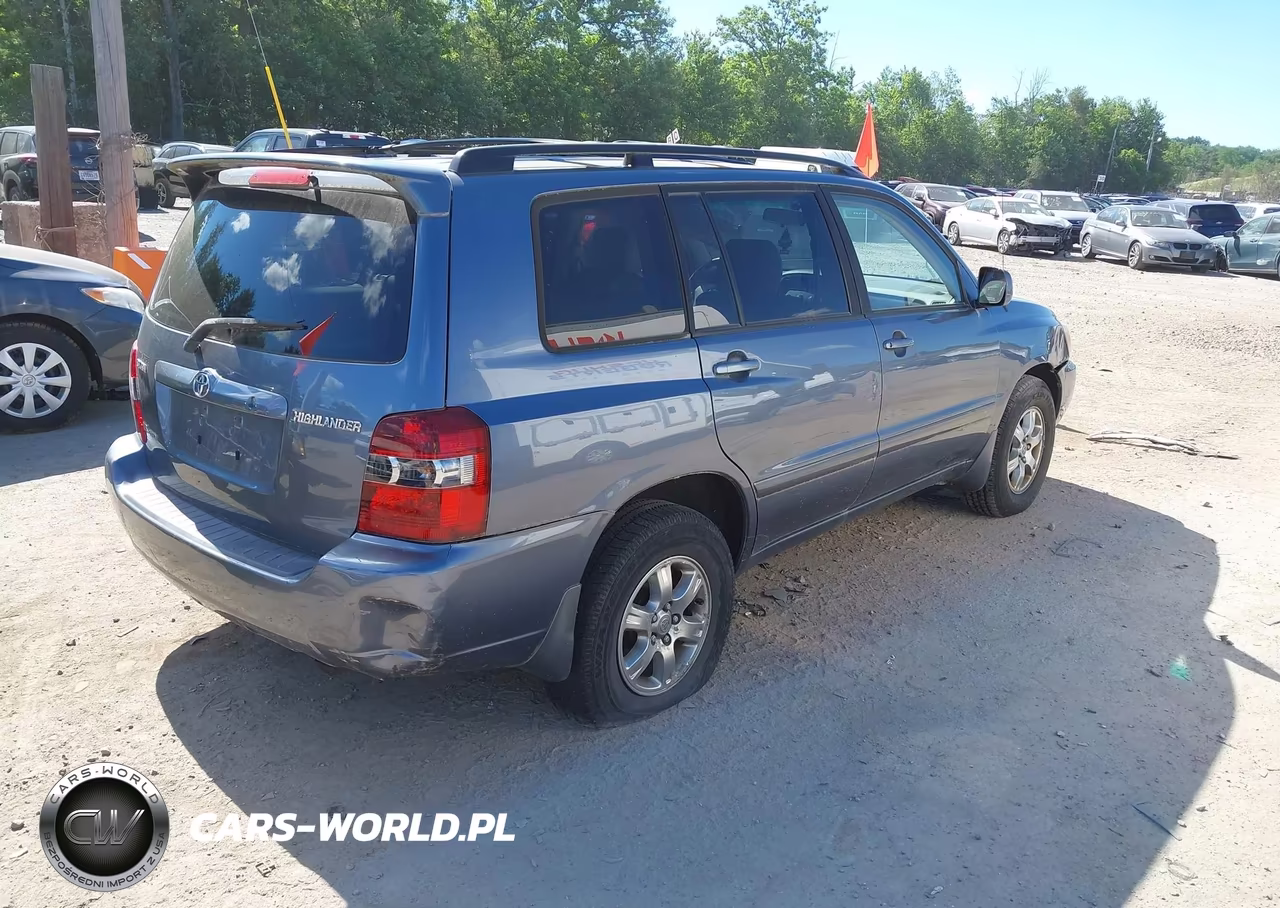 2007 Toyota Highlander 3Rd Row VIN:JTEEP21A070231135 - 3