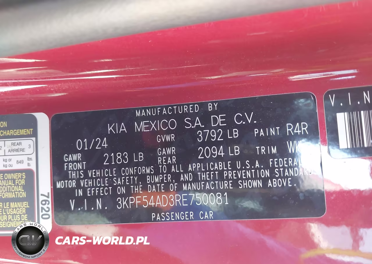 2024 Kia Forte Gt-Line VIN:3KPF54AD3RE750081 - 9