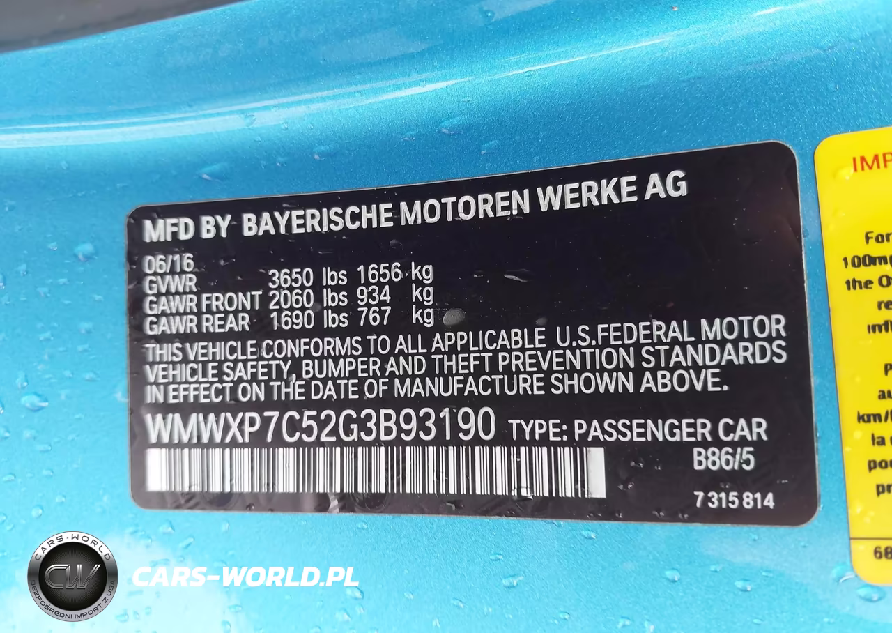 2016 Mini Hardtop Cooper S VIN:WMWXP7C52G3B93190 - 9