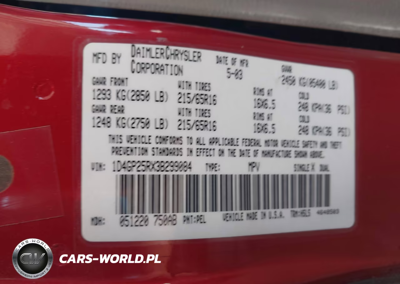 2003 Dodge Caravan Se VIN:1D4GP25RX3B299084 - 9