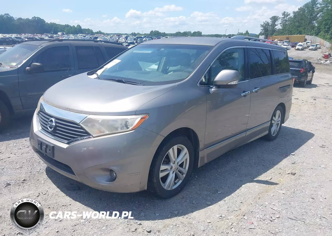 2011 Nissan Quest Sl VIN:JN8AE2KP0B9002572 - 2