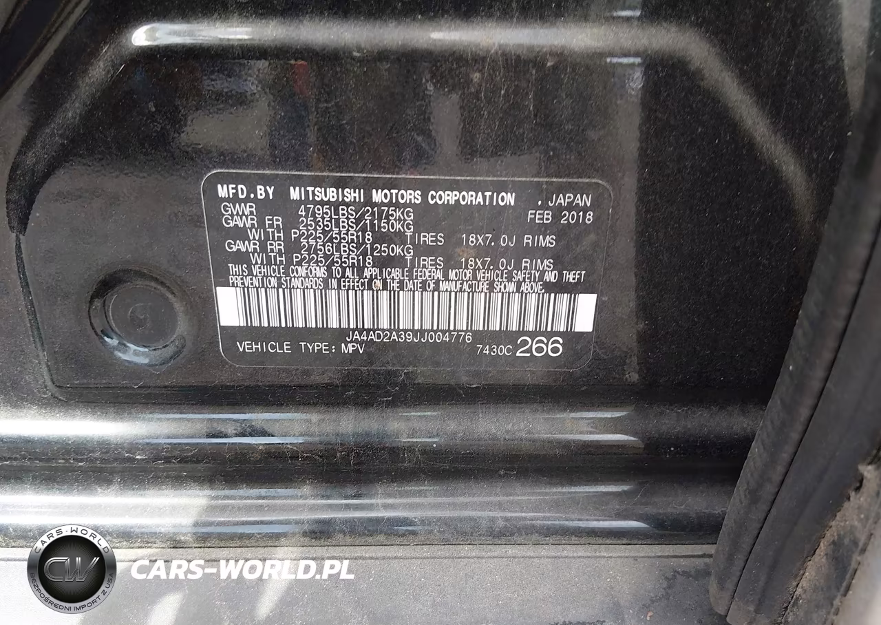 2018 Mitsubishi Outlander Es VIN:JA4AD2A39JJ004776 - 9