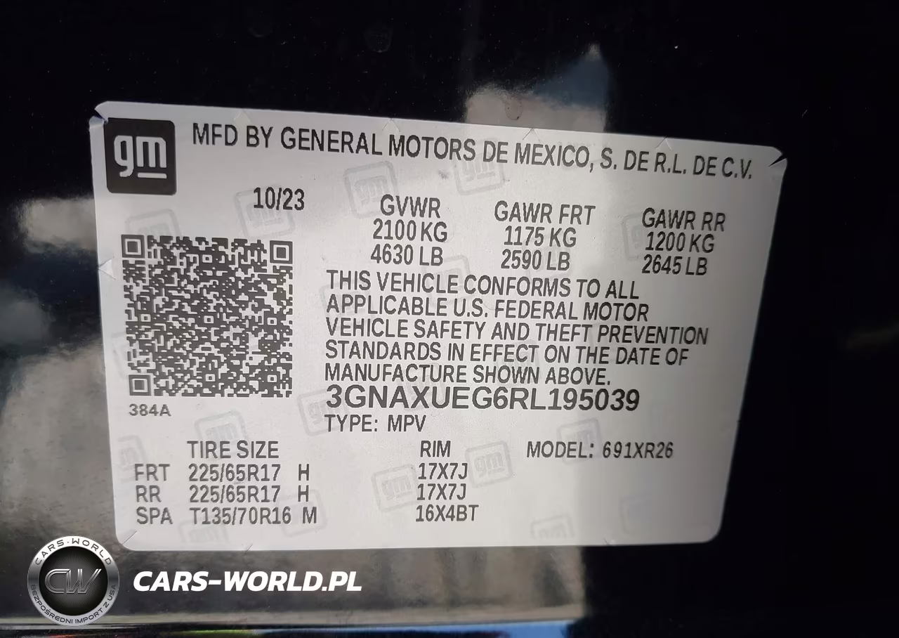 2024 Chevrolet Equinox Awd Lt VIN:3GNAXUEG6RL195039 - 9