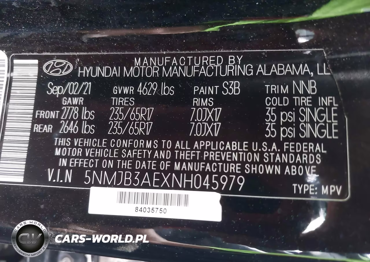 2022 Hyundai Tucson Sel VIN:5NMJB3AEXNH045979 - 9
