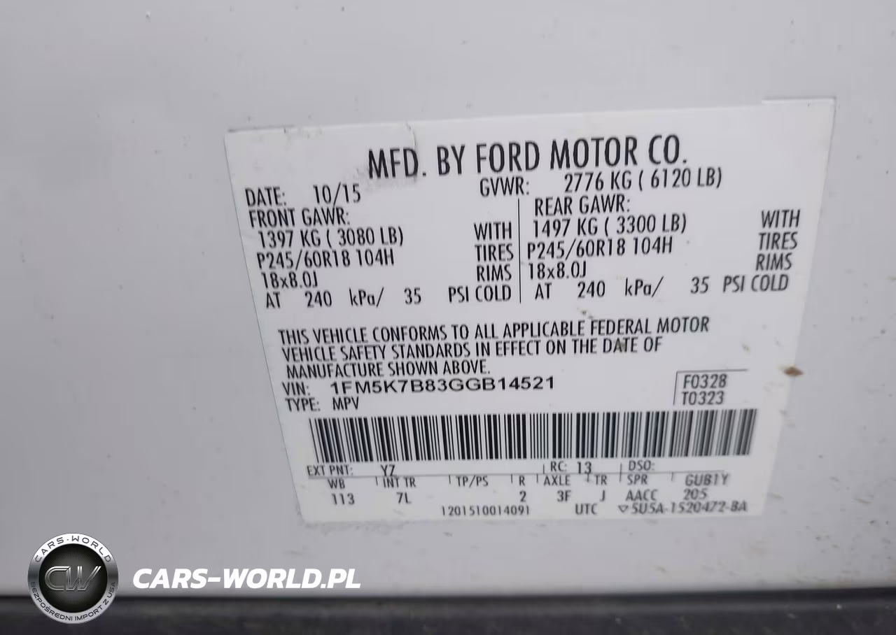 2016 Ford Explorer VIN:1FM5K7B83GGB14521 - 9