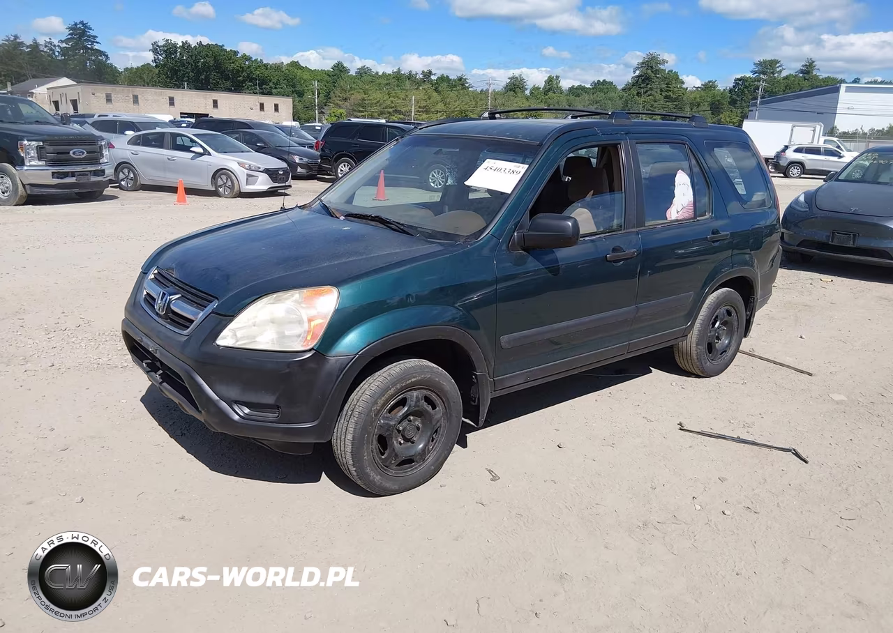 2002 Honda Cr-V Lx VIN:SHSRD78412U003529 - 2