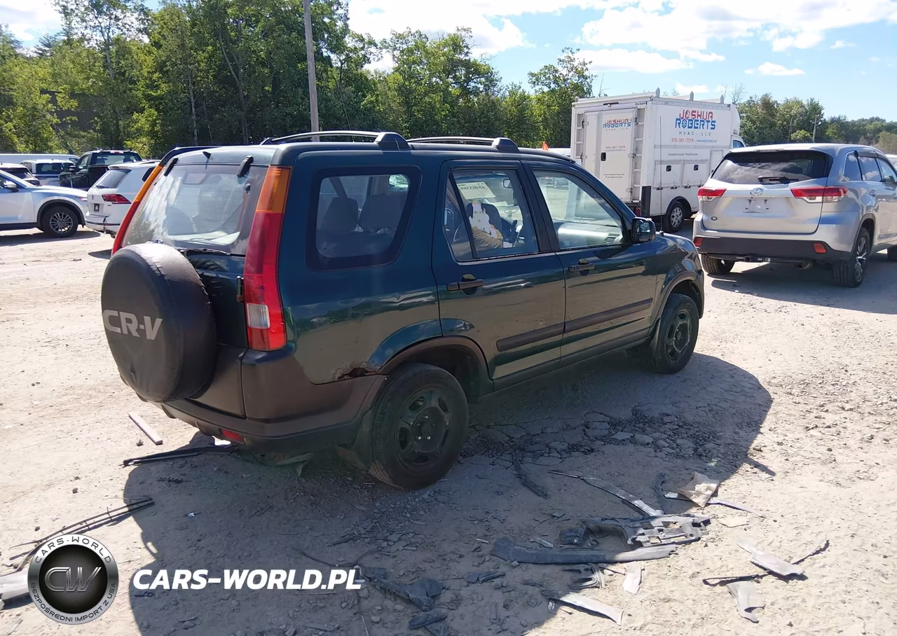 2002 Honda Cr-V Lx VIN:SHSRD78412U003529 - 4