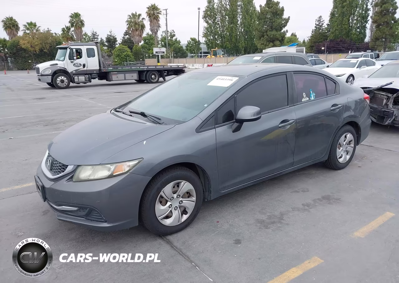 2013 Honda Civic Lx VIN:19XFB2F57DE226360 - 2