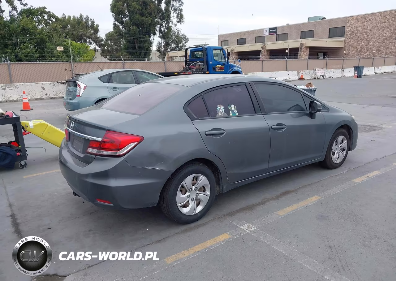 2013 Honda Civic Lx VIN:19XFB2F57DE226360 - 4