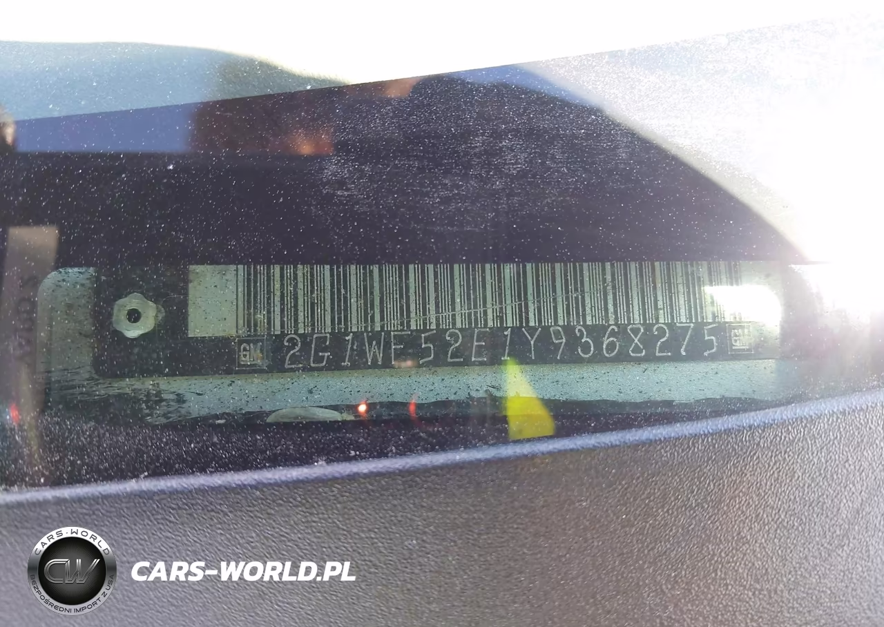 2000 Chevrolet Impala VIN:2G1WF52E1Y9368275 - 7