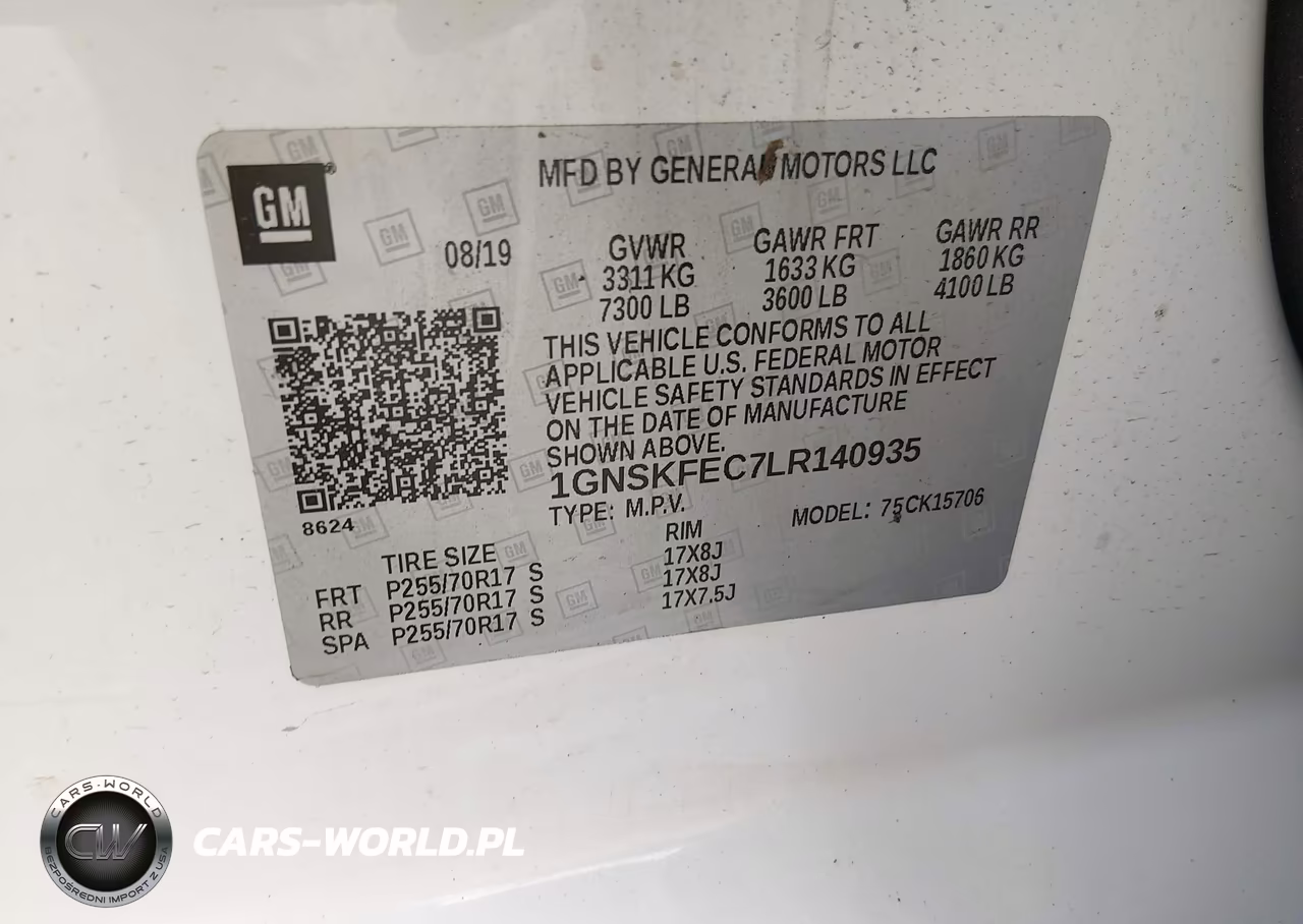 2020 Chevrolet Tahoe 4Wd Commercial Fleet VIN:1GNSKFEC7LR140935 - 9