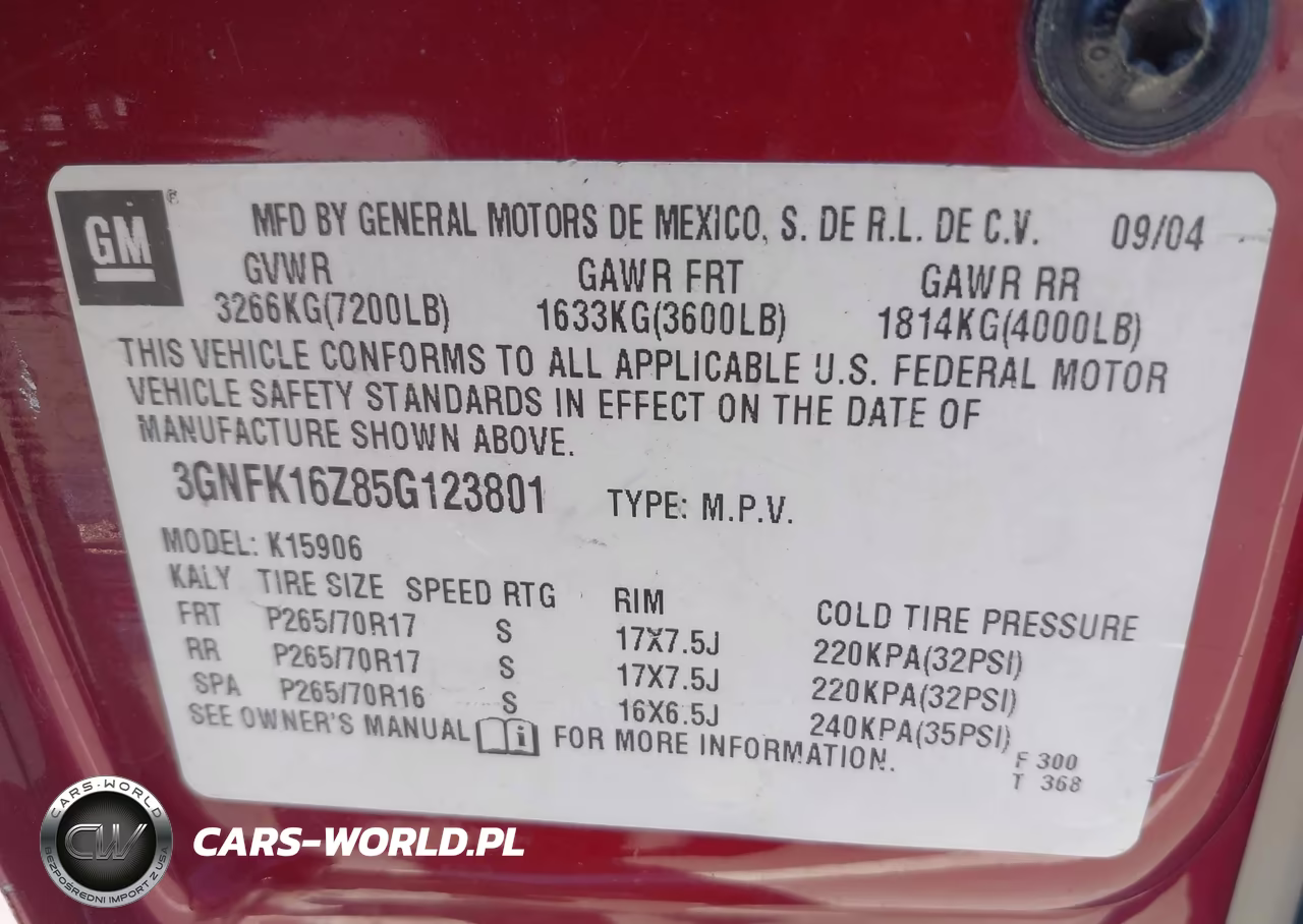 2005 Chevrolet Suburban 1500 Lt VIN:3GNFK16Z85G123801 - 9