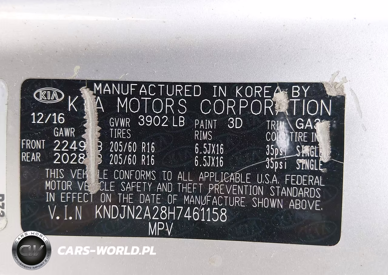 2017 Kia Soul VIN:KNDJN2A28H7461158 - 9