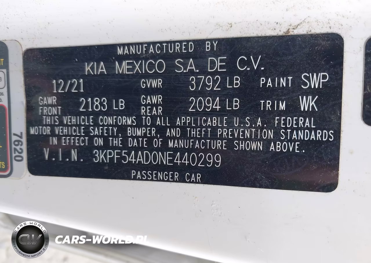 2022 Kia Forte Gt-Line VIN:3KPF54AD0NE440299 - 9