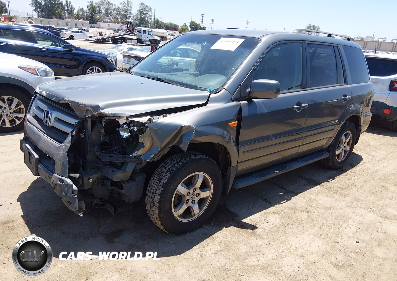 2008 Honda Pilot Ex VIN:5FNYF28408B012912 - 2