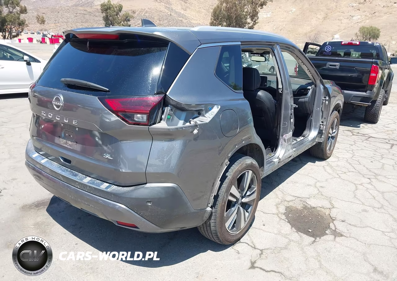 2022 Nissan Rogue Sl Fwd VIN:5N1BT3CA9NC689818 - 4