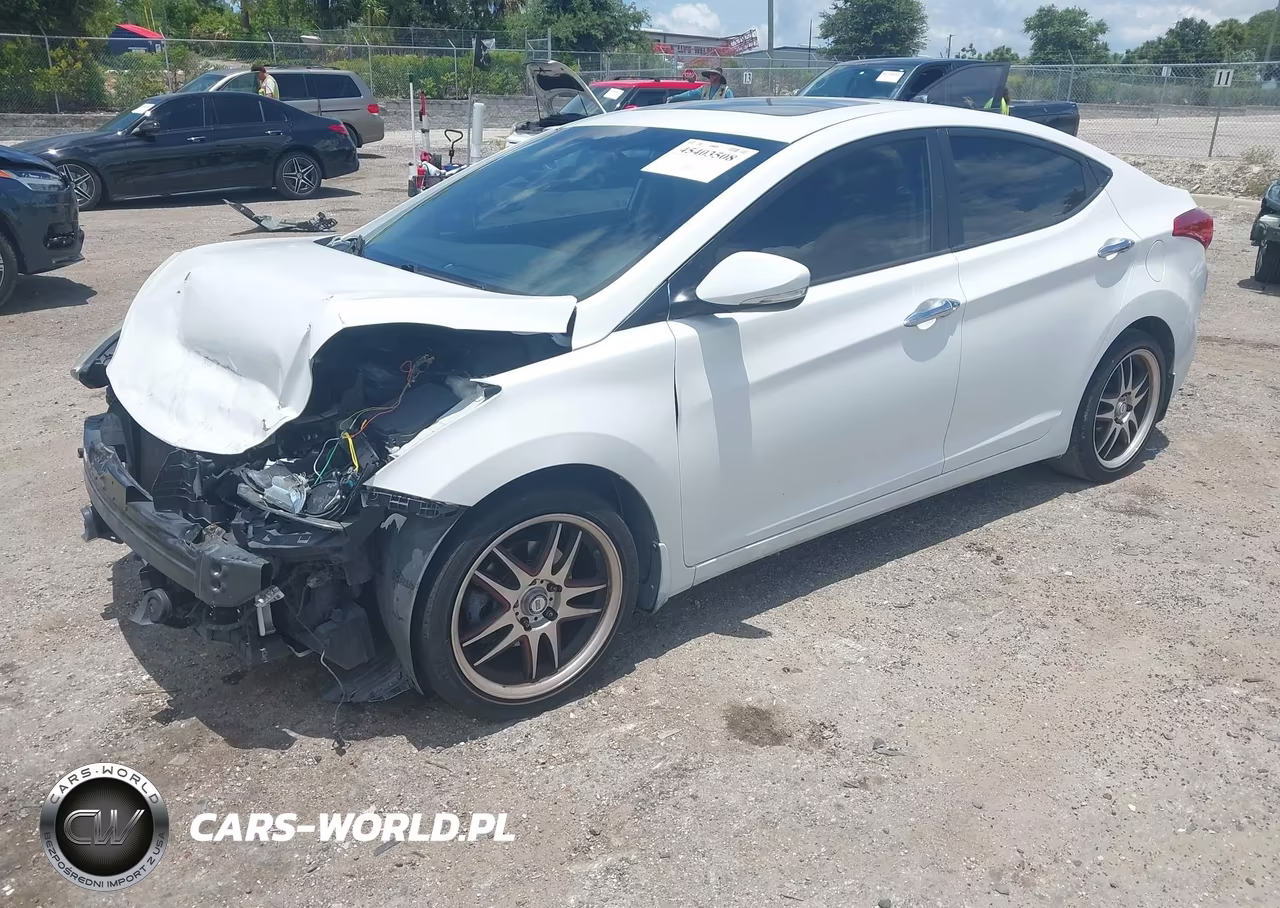 2013 Hyundai Elantra Limited VIN:5NPDH4AE1DH194915 - 2