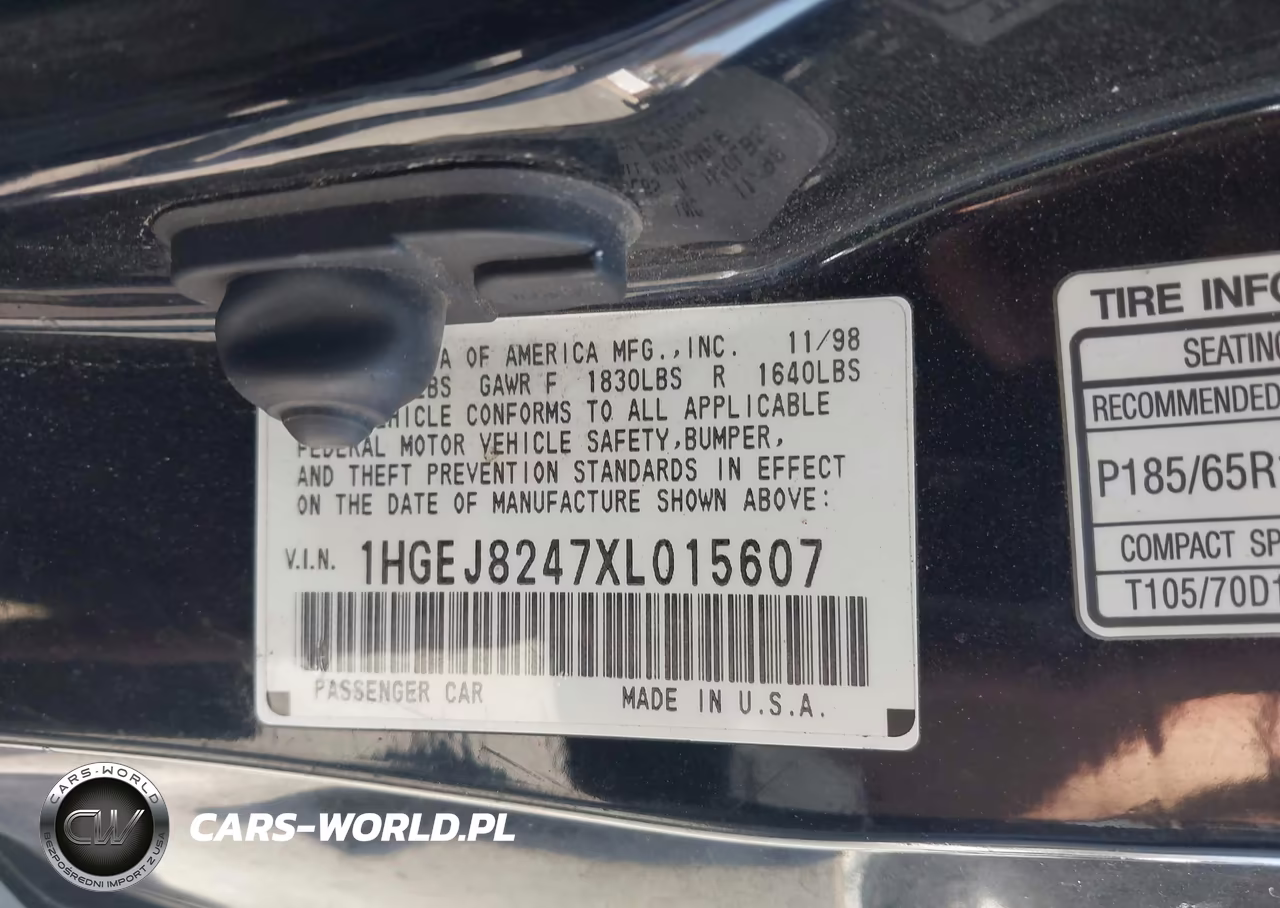 1999 Honda Civic Ex VIN:1HGEJ8247XL015607 - 9