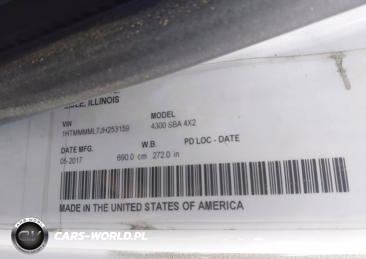 2018 International Durastar 4300 VIN:1HTMMMML7JH253159 - 8