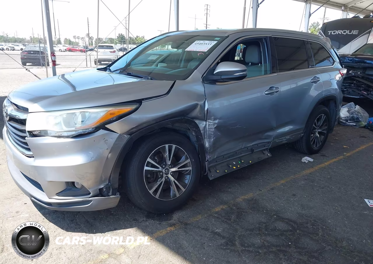 2016 Toyota Highlander Xle V6 VIN:5TDJKRFHXGS286026 - 2