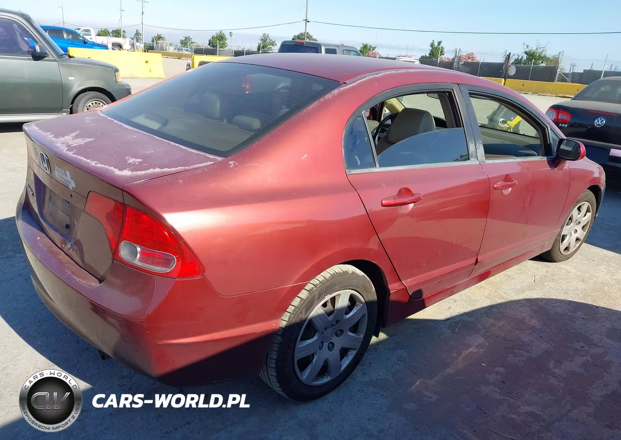 2007 Honda Civic Lx VIN:JHMFA16537S004198 - 4