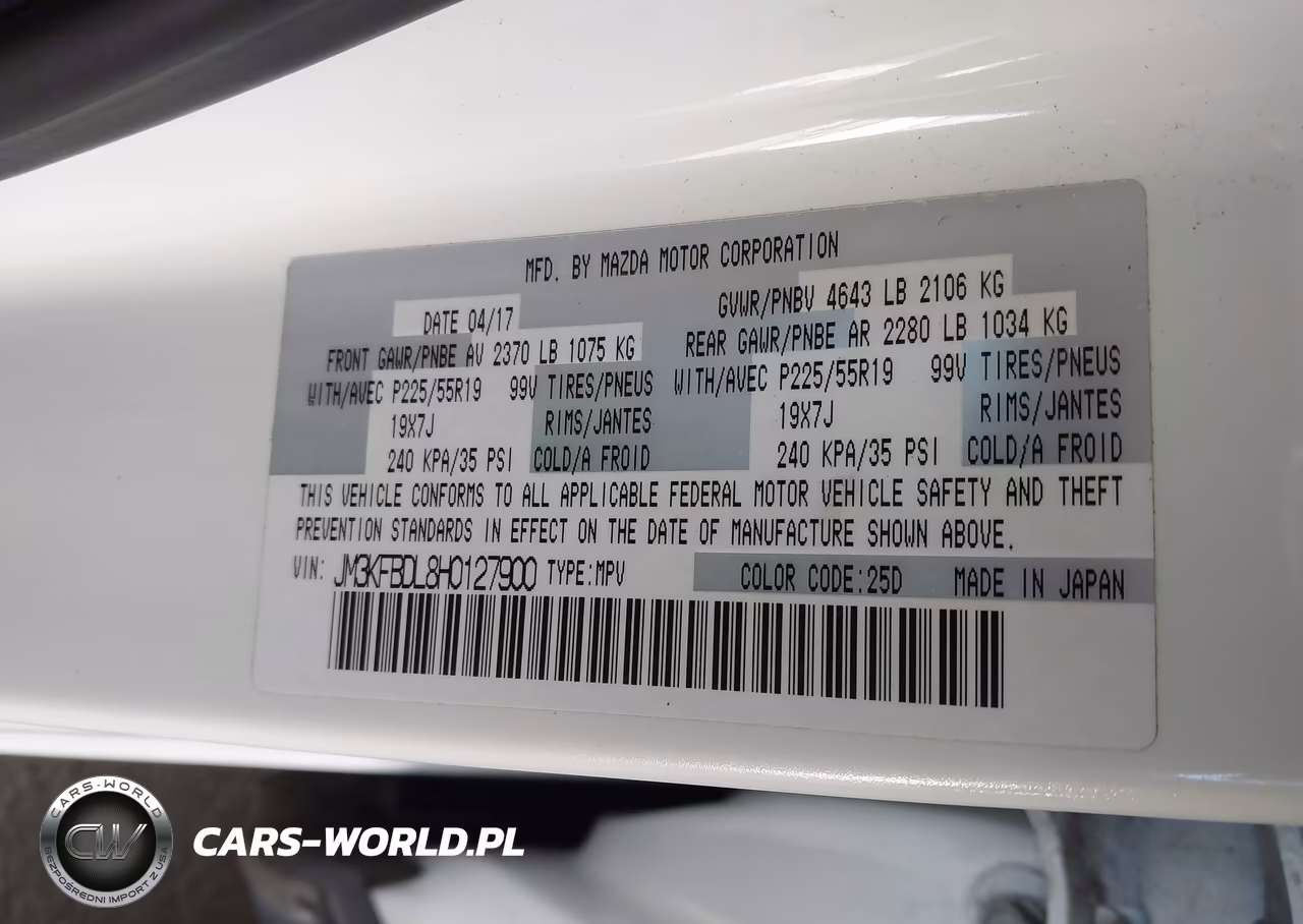 2017 Mazda Cx-5 Grand Touring VIN:JM3KFBDL8H0127900 - 9