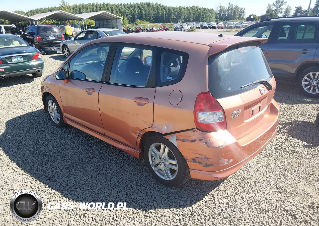 2007 Honda Fit Sport VIN:JHMGD37627S065282 - 3