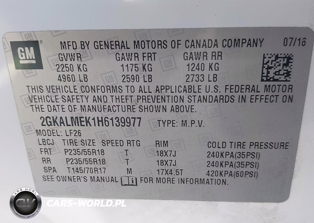 2017 GMC Terrain Sle-1 VIN:2GKALMEK1H6139977 - 9