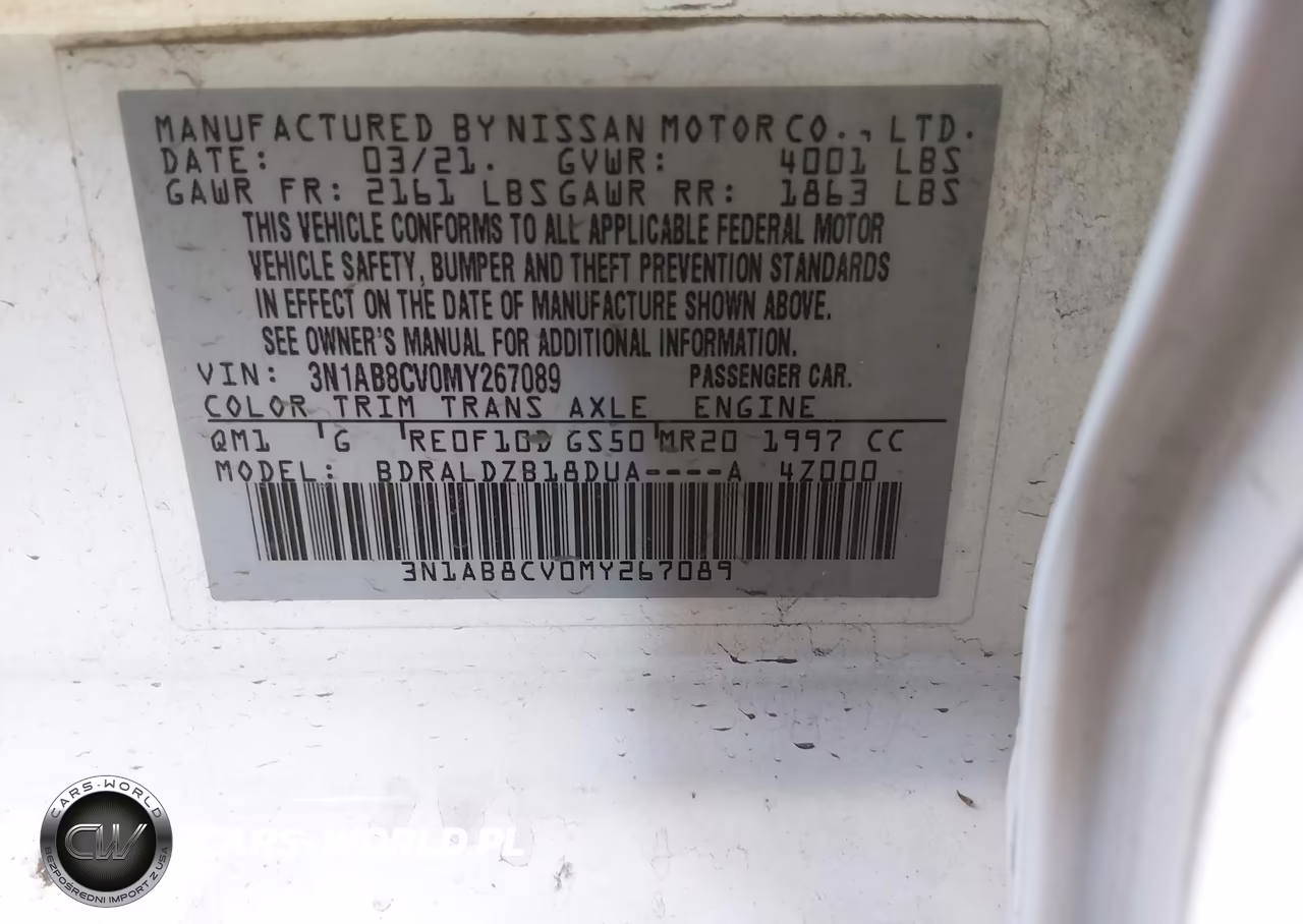 2021 Nissan Sentra Sv Xtronic Cvt VIN:3N1AB8CV0MY267089 - 9