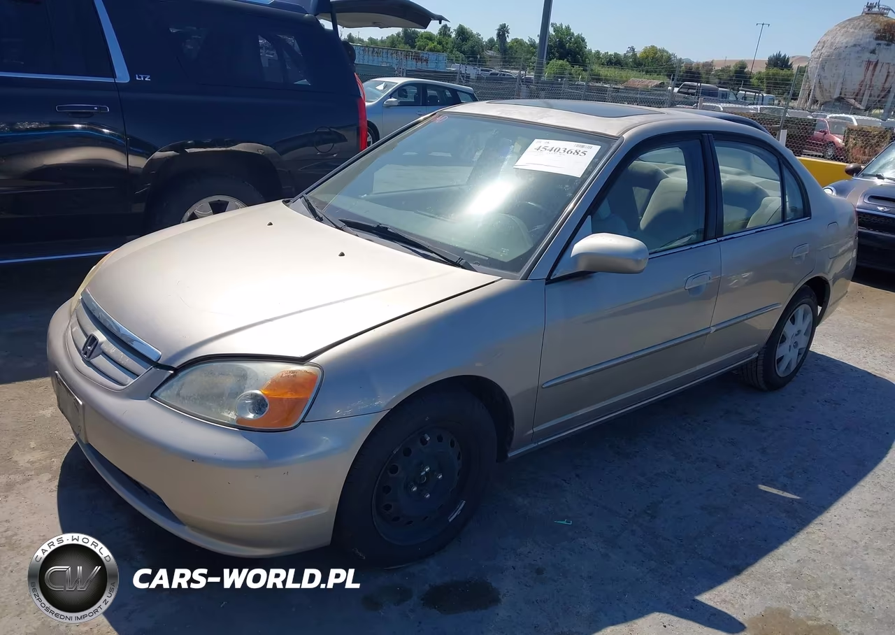 2002 Honda Civic Ex VIN:JHMES26782S003203 - 2