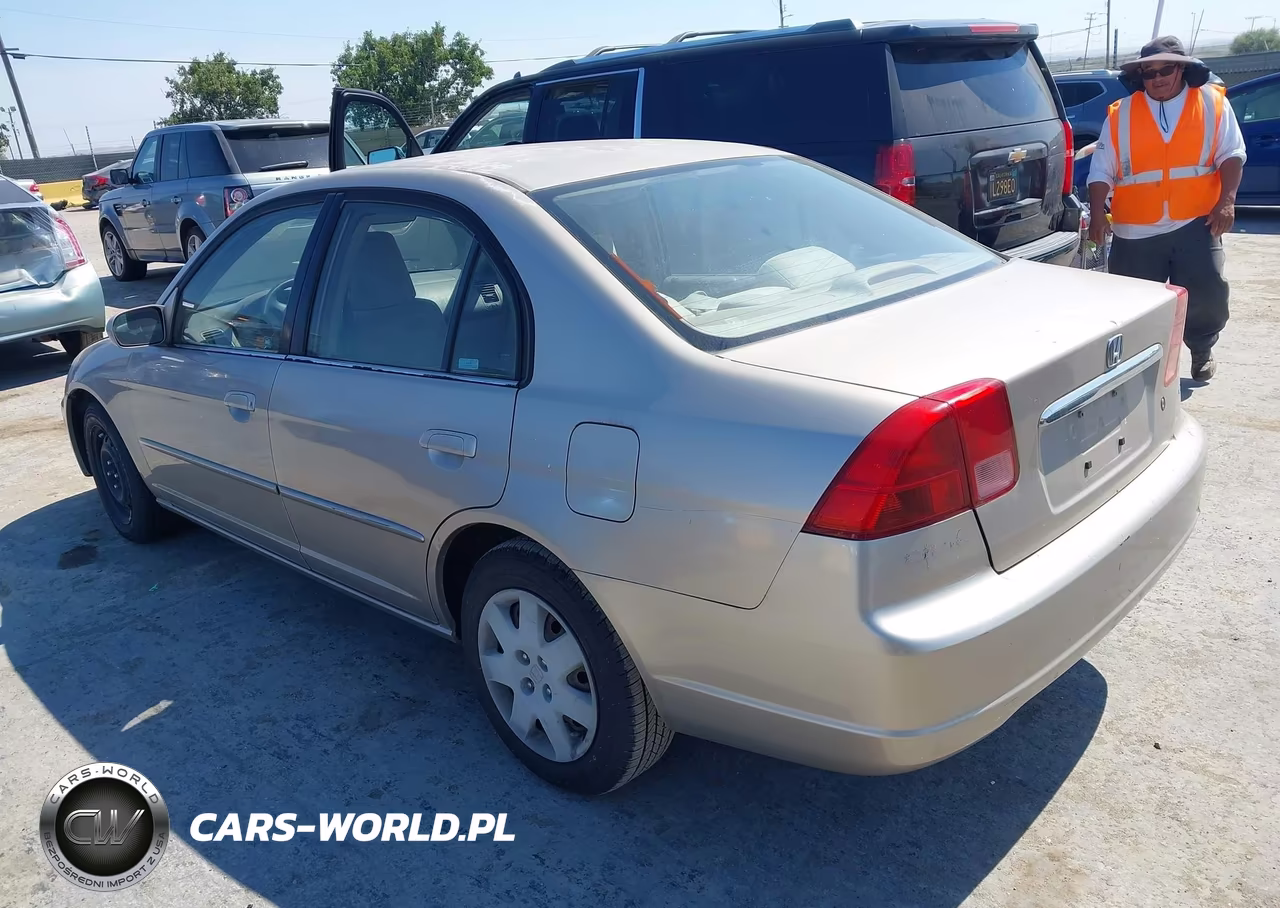 2002 Honda Civic Ex VIN:JHMES26782S003203 - 3