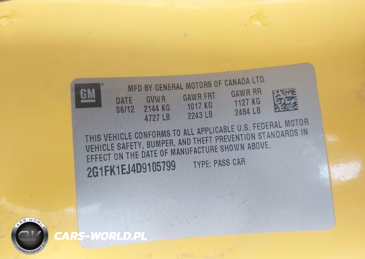 2013 Chevrolet Camaro 2Ss VIN:2G1FK1EJ4D9105799 - 9