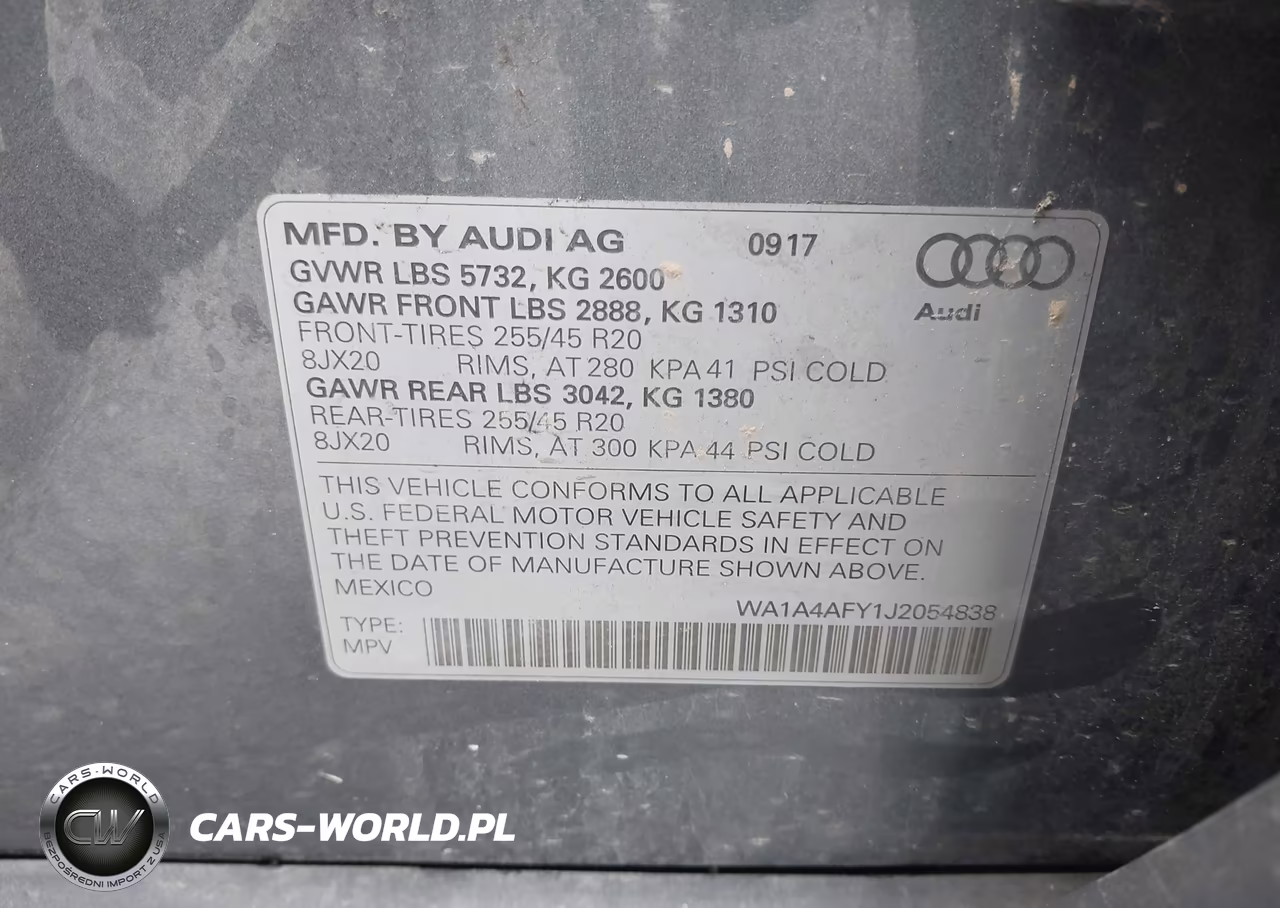 2018 Audi Sq5 3.0T Premium Plus VIN:WA1A4AFY1J2054838 - 9