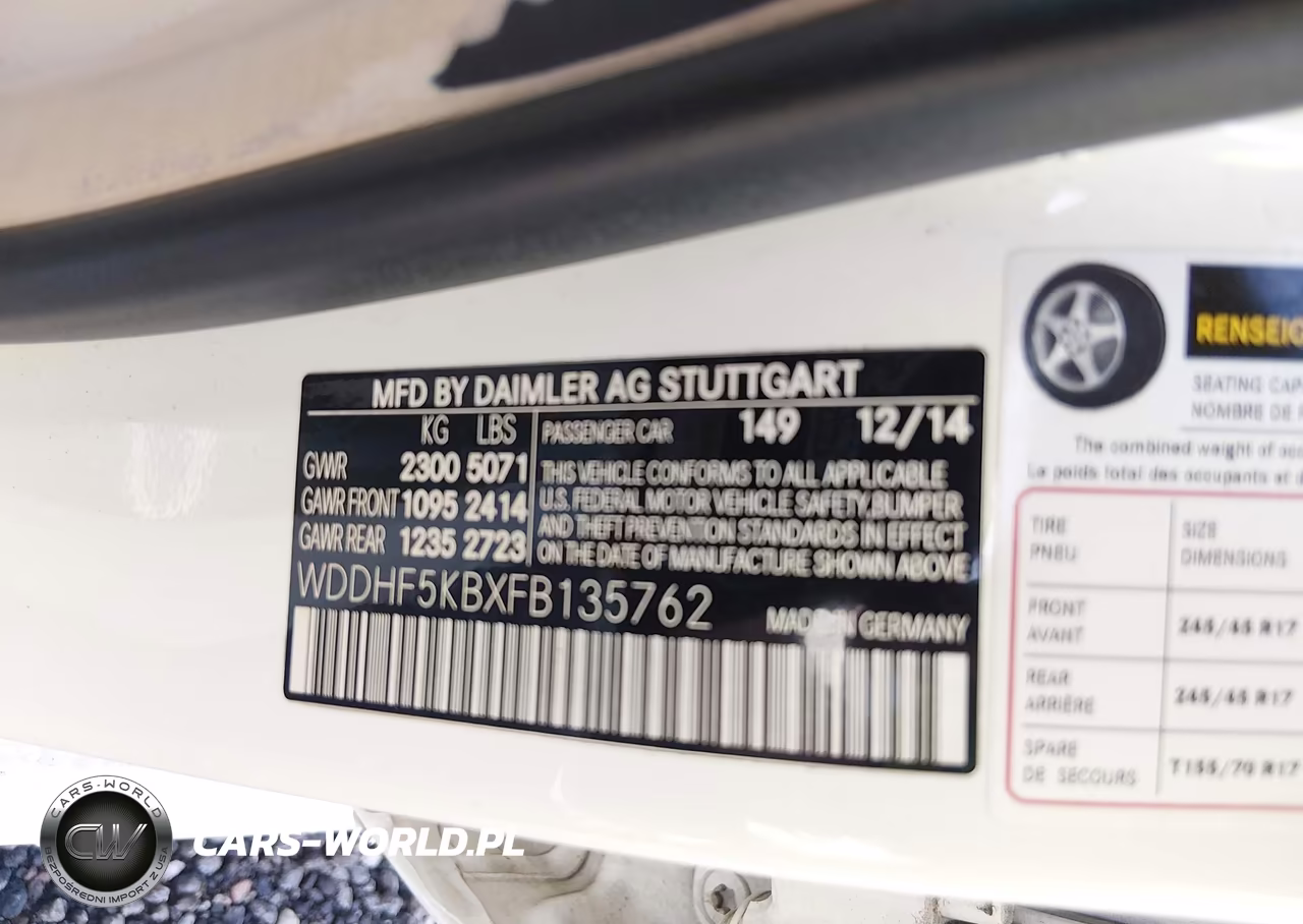 2015 Mercedes-Benz E 350 VIN:WDDHF5KBXFB135762 - 9