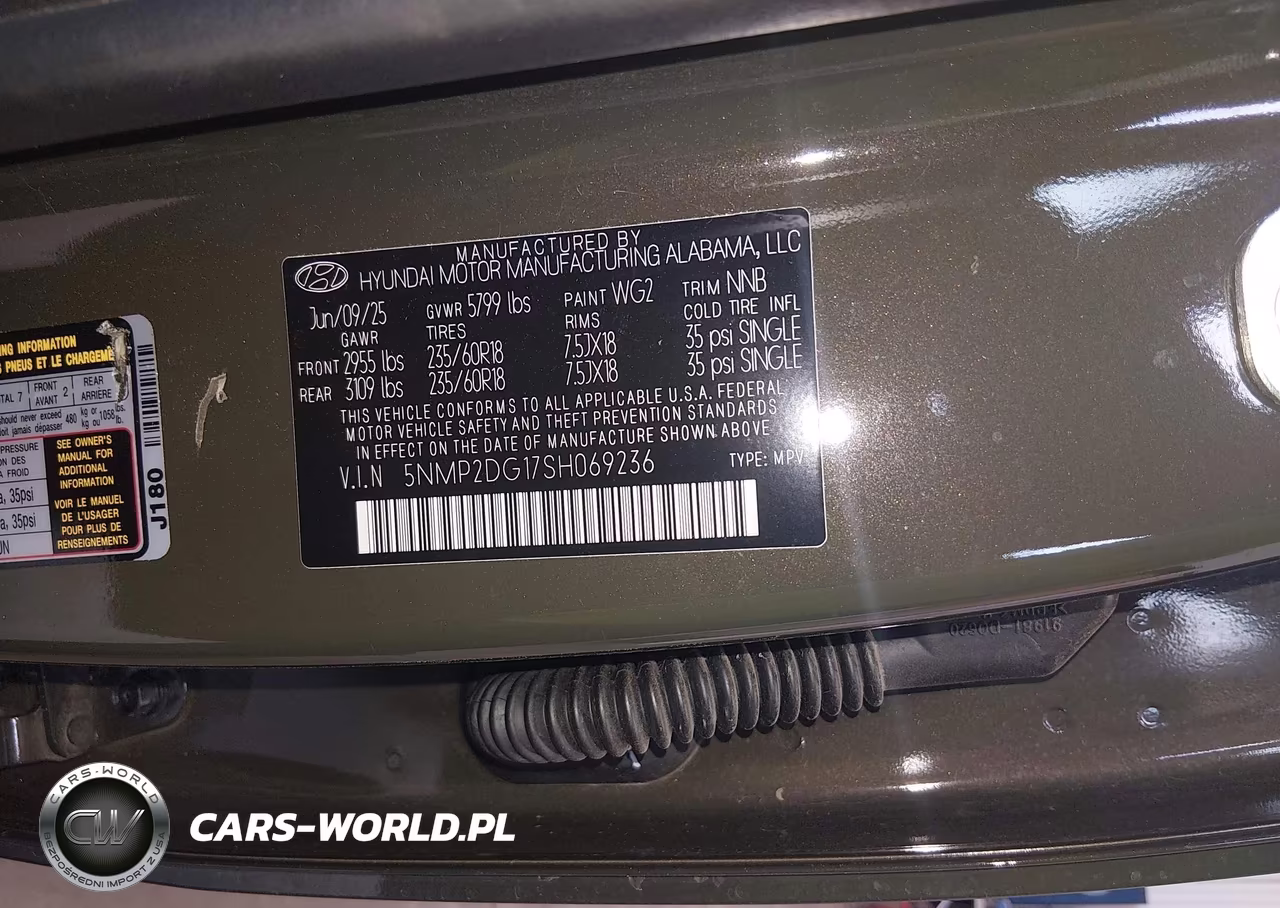 2025 Hyundai Santa Fe Hybrid Sel VIN:5NMP2DG17SH069236 - 9